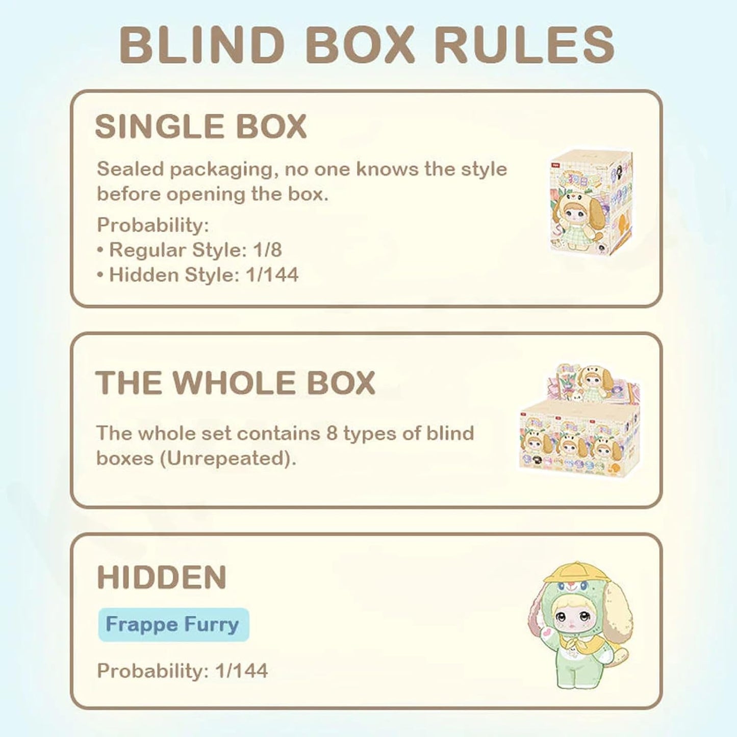 Nommi Blind Box Plush Cute Vinyl Blind Box Nommi Puppy Diary Series Collectible Toys Mystery Box