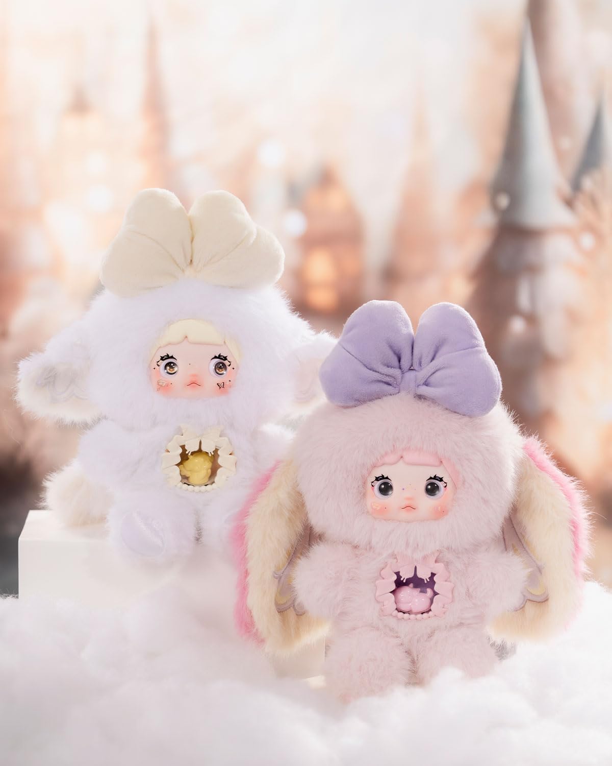 Nommi Blind Box Plush Figures Cute Vinyl Blind Box Nommi Fantasy World Series Collectible Toys
