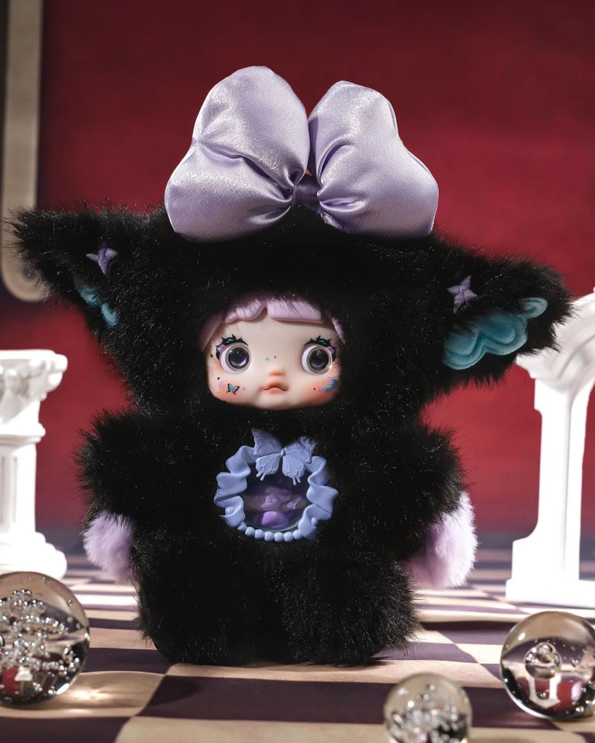 Nommi Blind Box Plush Figures Cute Vinyl Blind Box Nommi Fantasy World Series Collectible Toys