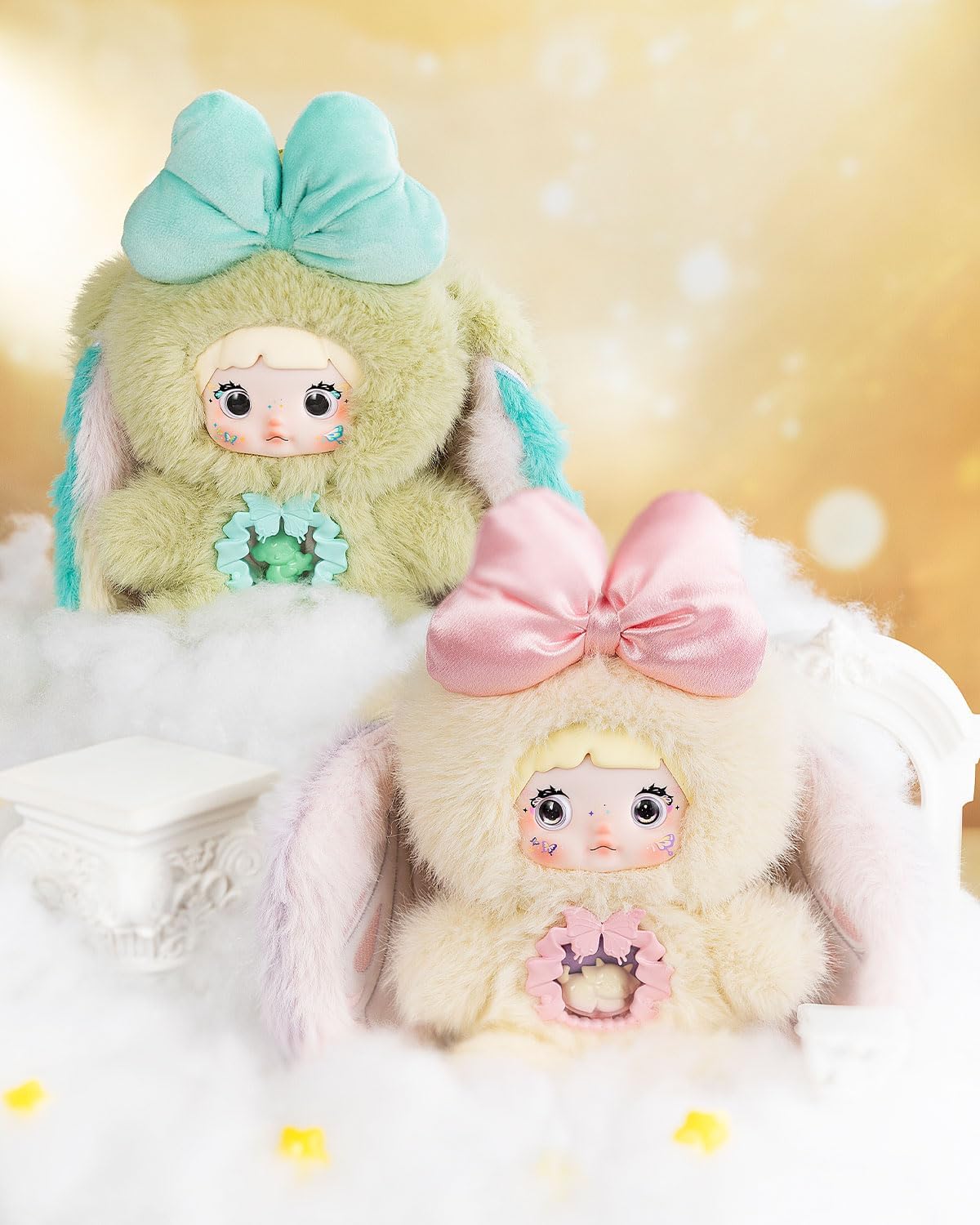 Nommi Blind Box Plush Figures Cute Vinyl Blind Box Nommi Fantasy World Series Collectible Toys