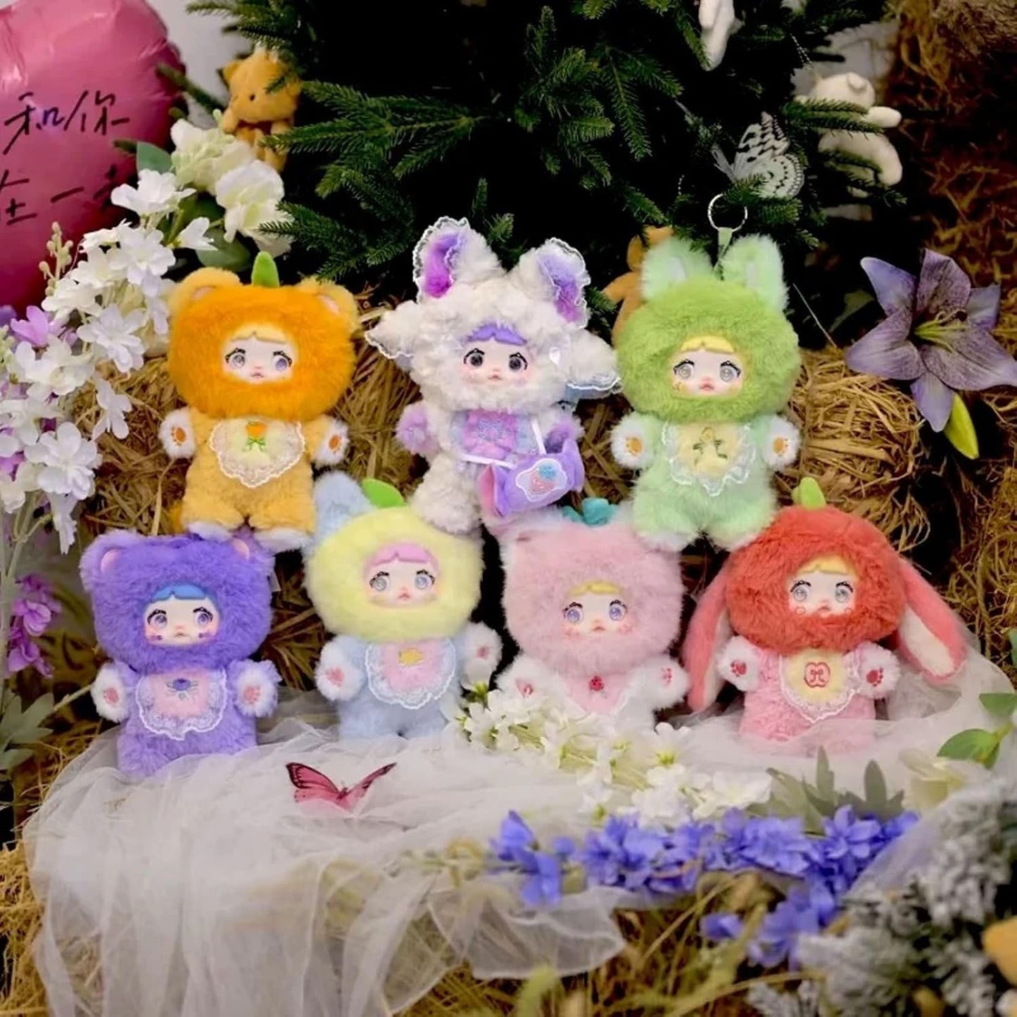 Nommi Blind Box Plush Cute Vinyl Blind Box Plush Doll Interesting Fruits Series Collectible Toys