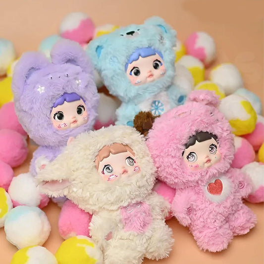 Nommi Blind Box Plush Cute Vinyl Blind Box Plush Doll Loveliness Never Ends Series Collectible Toys