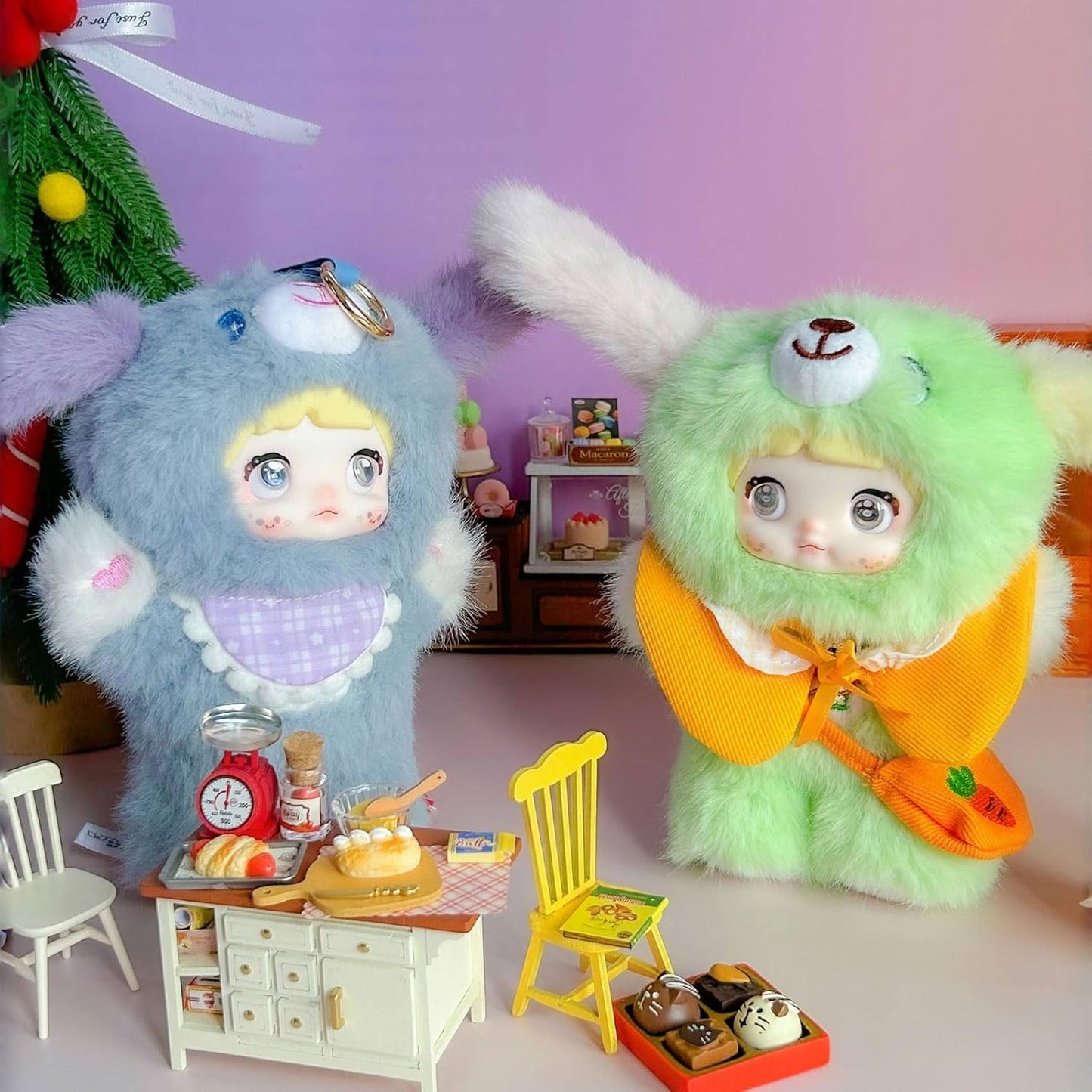 Nommi Blind Box Plush Cute Vinyl Blind Box Nommi Puppy Diary Series Collectible Toys Mystery Box