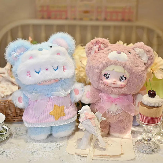 Nommi Blind Box Plush Figures Large Cute Vinyl Nommi 400% Good Night Bear Series Collectible Toy