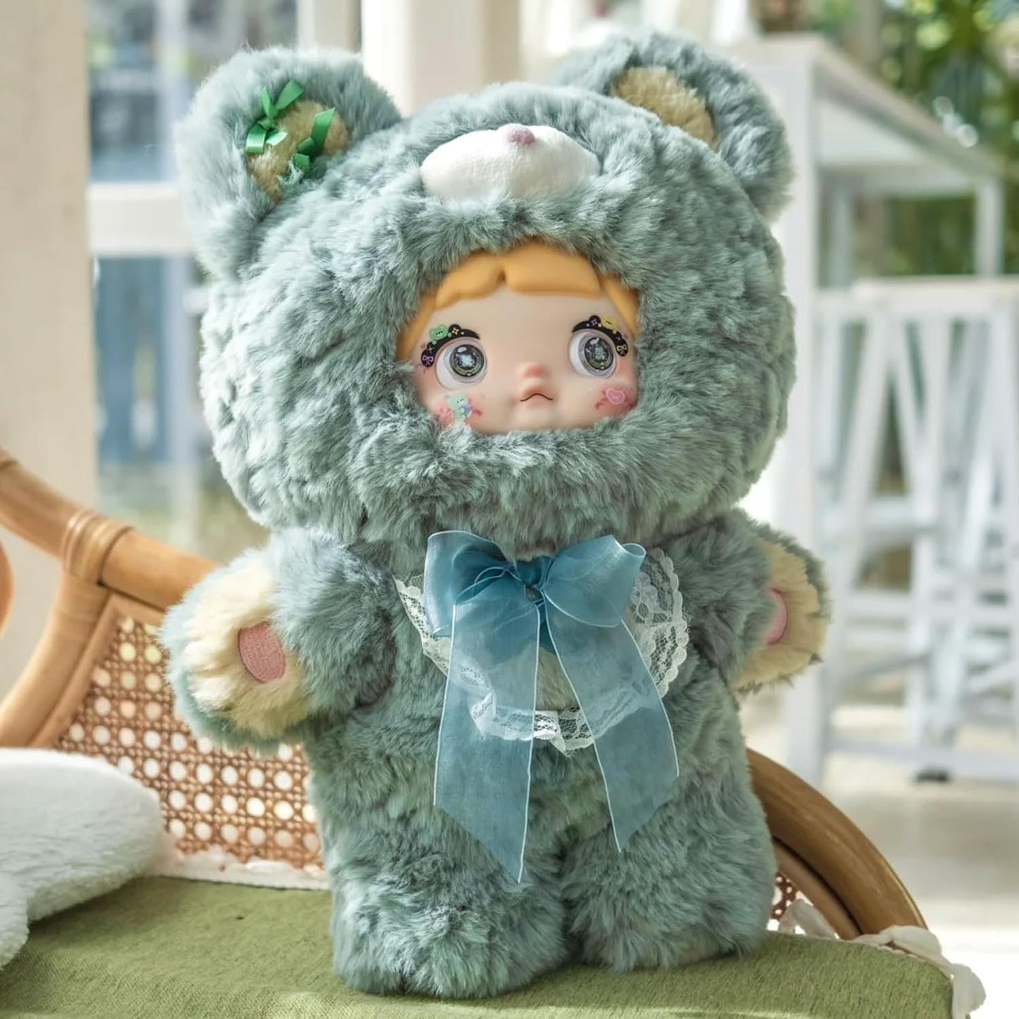 Nommi Blind Box Plush Figures Large Cute Vinyl Nommi 400% Good Night Bear Series Collectible Toy
