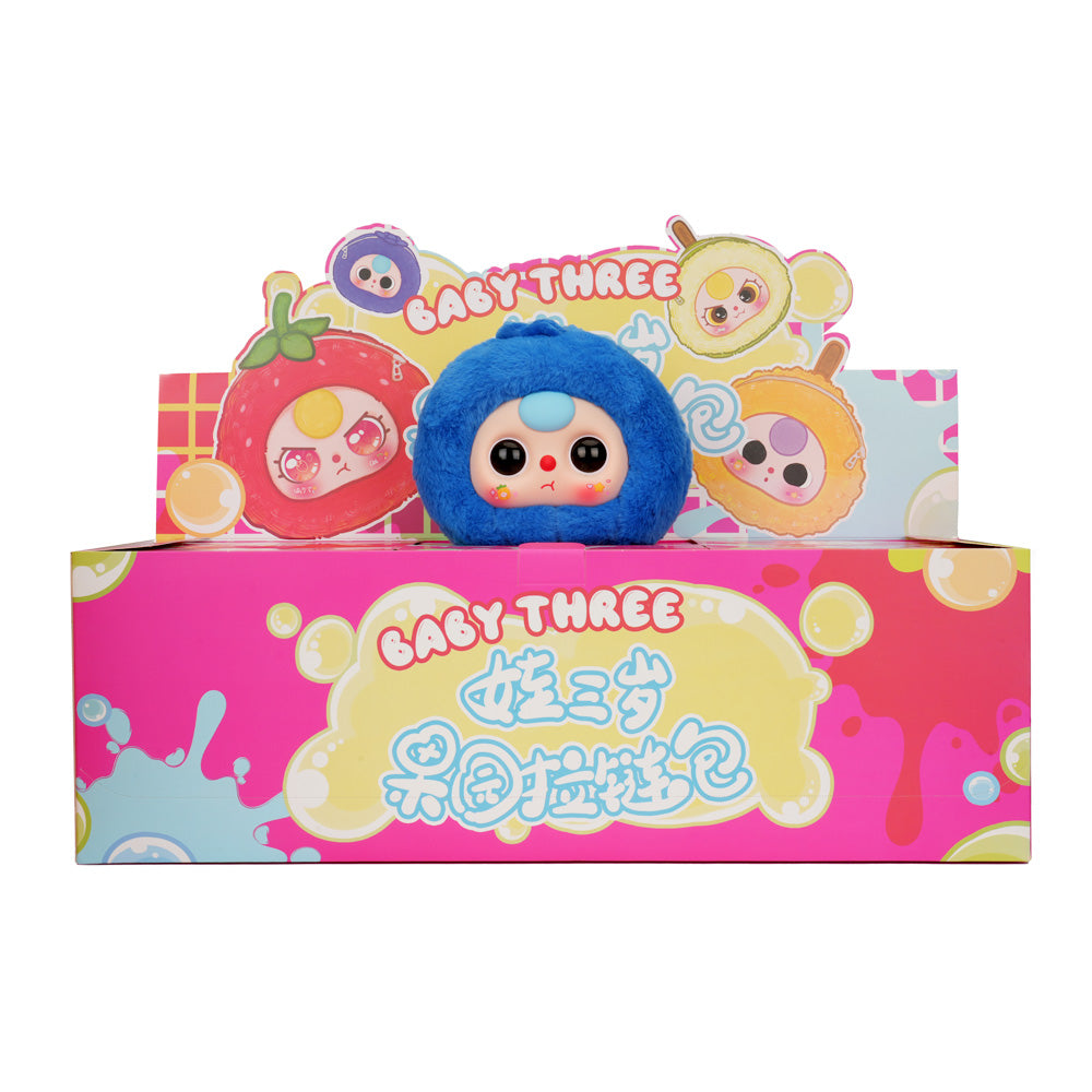 Baby Three Orchard Zipper Bag Plush Blind Box | 8 Styles + Secret