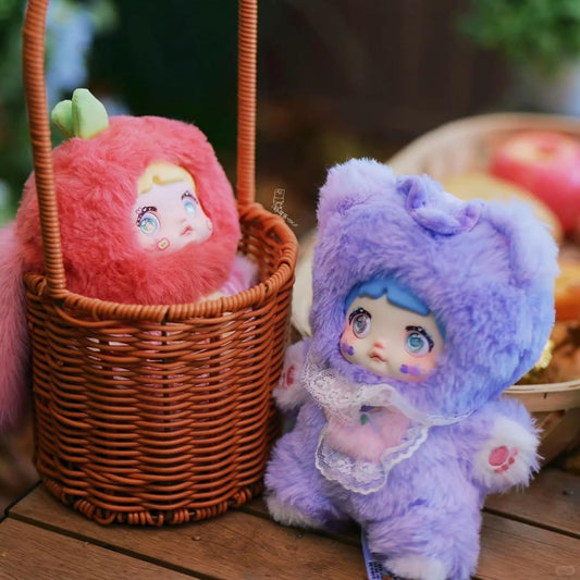Nommi Blind Box Plush Cute Vinyl Blind Box Plush Doll Interesting Fruits Series Collectible Toys