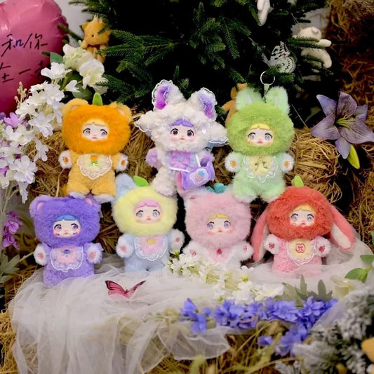 Nommi Blind Box Plush Cute Vinyl Blind Box Plush Doll Interesting Fruits Series Collectible Toys