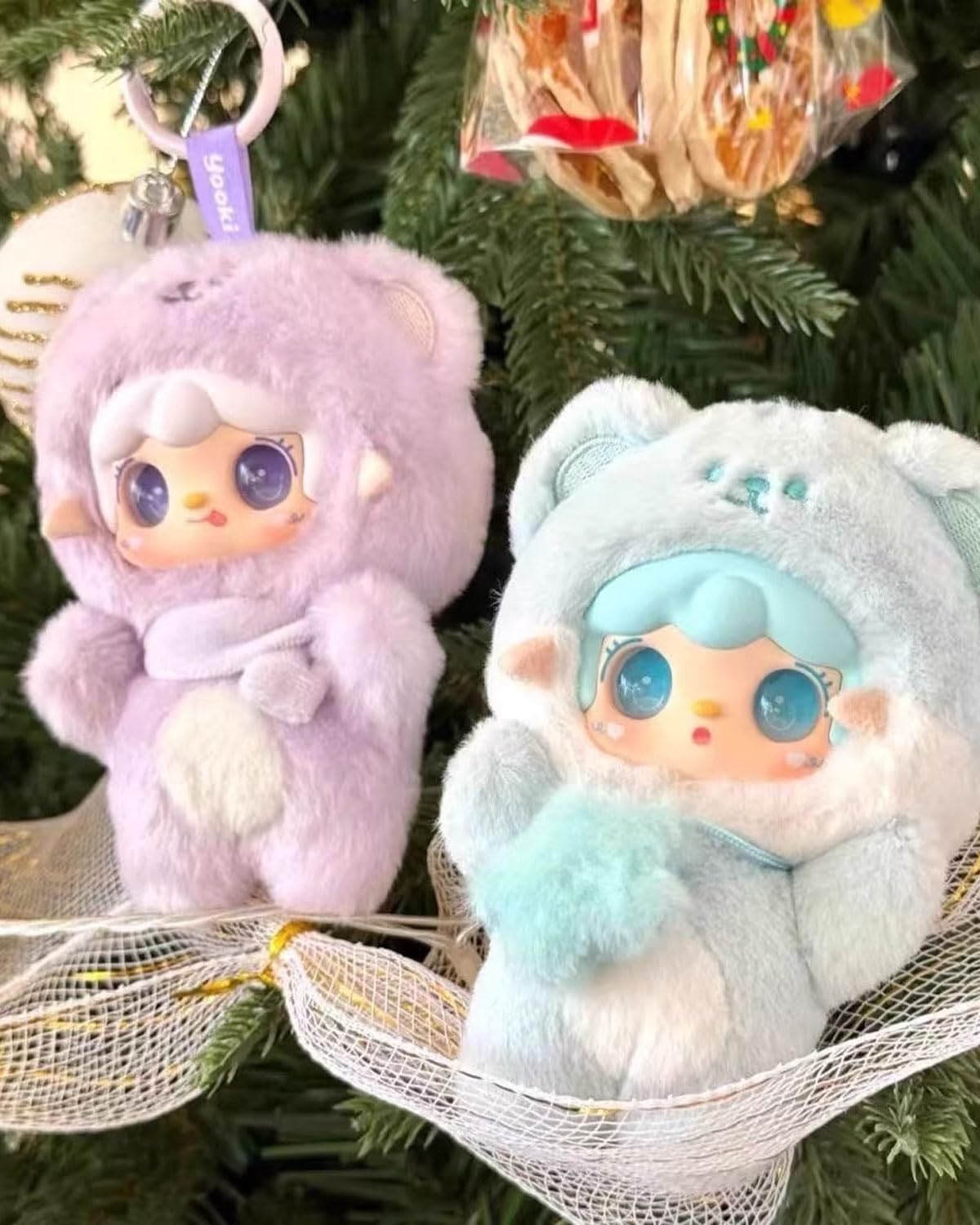 Yooki Blind Box Cute Vinyl Plush Blind Box Figures Bear Series Collectible Toys Figure Mystery Box